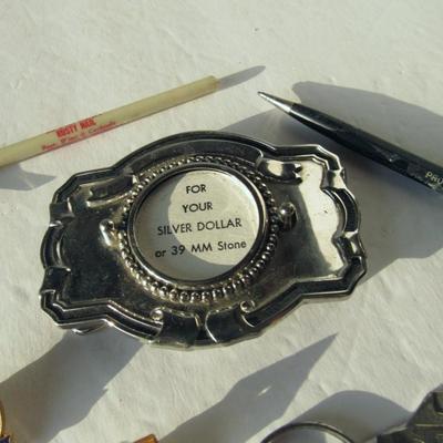 Lot 570: Junk Drawer Lot, Ford Pinto Key, More