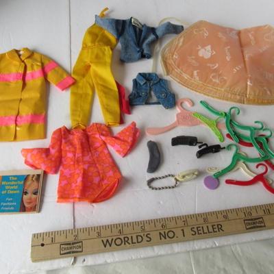 Lot 590:  Vintage Barbie Doll Clothes and Accessories and Others