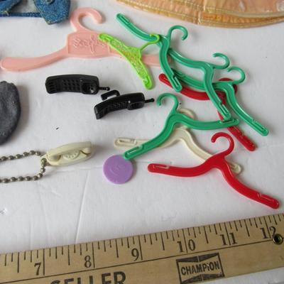 Lot 590:  Vintage Barbie Doll Clothes and Accessories and Others
