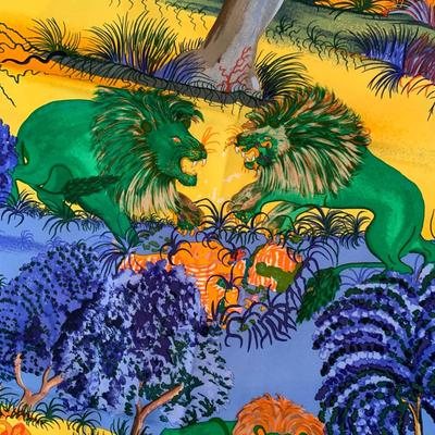 Six Hermes Paris Silk Scarves (DR-HS)