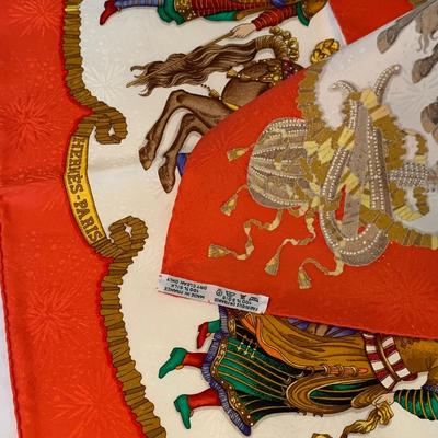 Six Hermes Paris Silk Scarves (DR-HS)