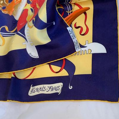 Six Hermes Paris Silk Scarves (DR-HS)