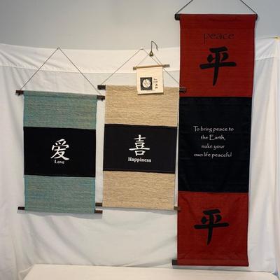 Peace, Love, & Happiness Wall Hangings (LR-HS)