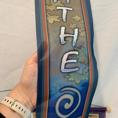 Breathe, Namaste, & Chakra Wall Hangings (LR-HS)