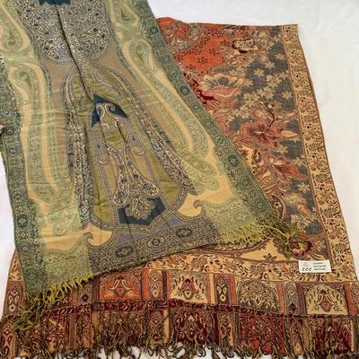 Colorful Bohemian Scarf Collection incl. Silk & Wool (GB-HS)