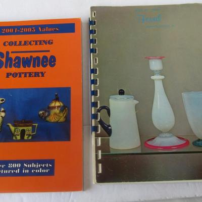 lot 611:  Shawnee Pottery and Foval Glass Guides
