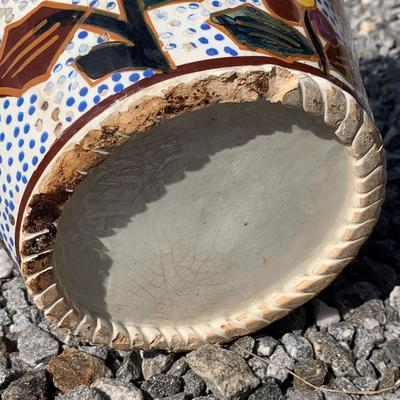 Colorful Bird Planter & Stand (O-HS)