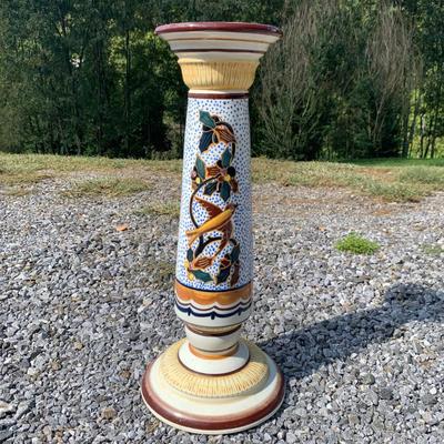 Colorful Bird Planter & Stand (O-HS)