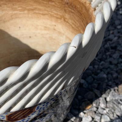 Colorful Bird Planter & Stand (O-HS)