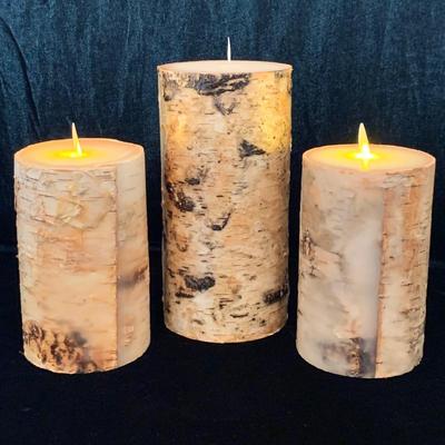 Golden Candle Holders, Electric Pottery Barn Birch Candles, & More (DR-HS)