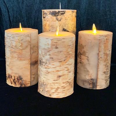 Golden Candle Holders, Electric Pottery Barn Birch Candles, & More (DR-HS)