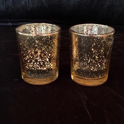 Golden Candle Holders, Electric Pottery Barn Birch Candles, & More (DR-HS)