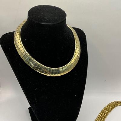741 Gold tone Costume Jewelry Lot