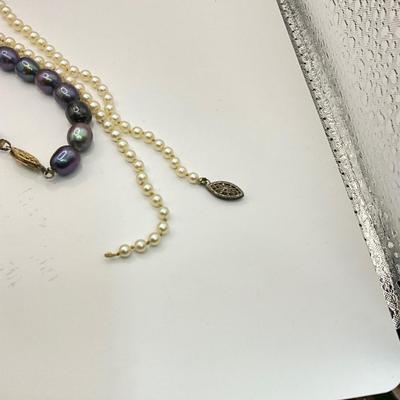 742 Black Freshwater Pearl and Cultured Pearl Lot
