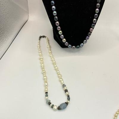 742 Black Freshwater Pearl and Cultured Pearl Lot