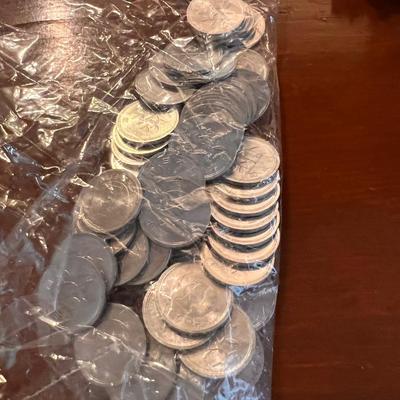 Lot Rolled Yen Coins