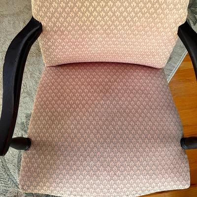 2 Antique Upholstered Solid Wood Chairs