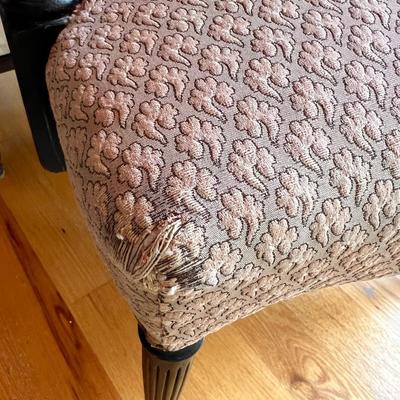 2 Antique Upholstered Solid Wood Chairs