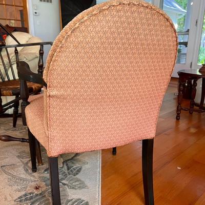 2 Antique Upholstered Solid Wood Chairs