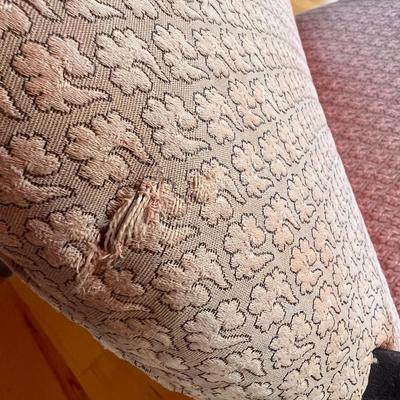 2 Antique Upholstered Solid Wood Chairs