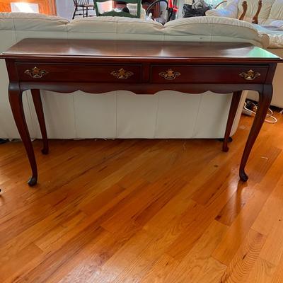 Vintage Queen Anne Style Sofa Hallway Table 52"x 16"x 29"
