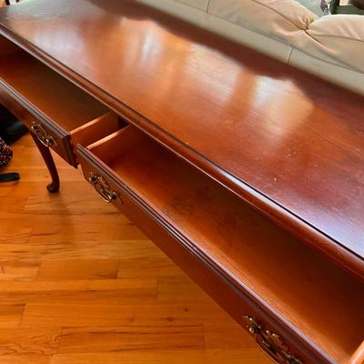 Vintage Queen Anne Style Sofa Hallway Table 52"x 16"x 29"