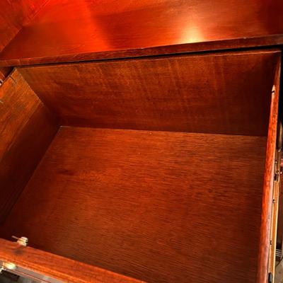 Hooker Furniture Lighted Book Shelf 2 Drawers