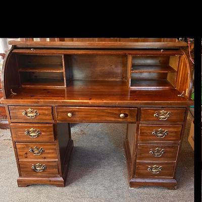 Vintage Roll Top Desk