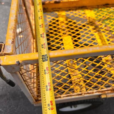 Heavy-Duty Steel All Terain Cart w Removable Sides