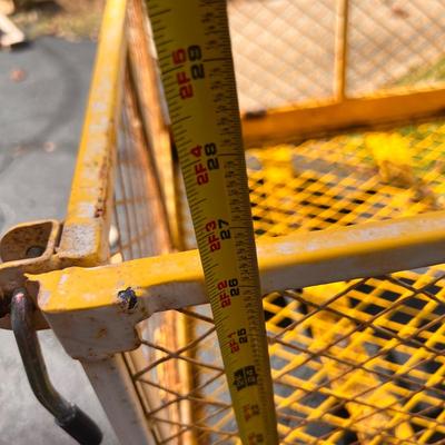 Heavy-Duty Steel All Terain Cart w Removable Sides