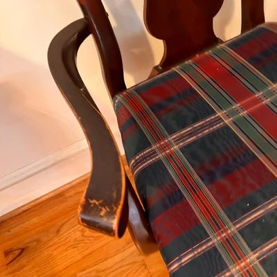 Mixed Antique Vintage Decor Lot - Table, Chair, Shelves