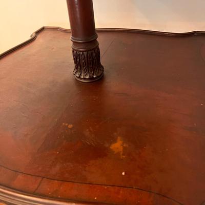 Mixed Antique Vintage Decor Lot - Table, Chair, Shelves