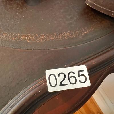 Mixed Antique Vintage Decor Lot - Table, Chair, Shelves