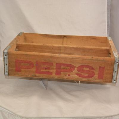 Vintage Wooden PEPSI Crate 18.5x12x4.5