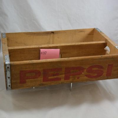 Vintage Wooden PEPSI Crate 18.5x12x4.5