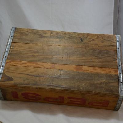 Vintage Wooden PEPSI Crate 18.5x12x4.5