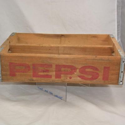 Vintage Wooden PEPSI Crate 18.5x12x4.5