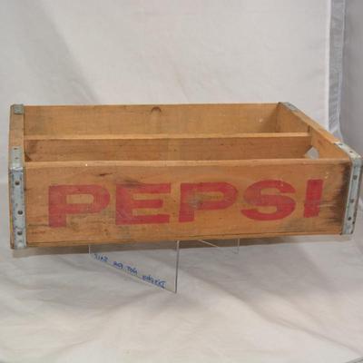 Vintage Wooden PEPSI Crate 18.5x12x4.5