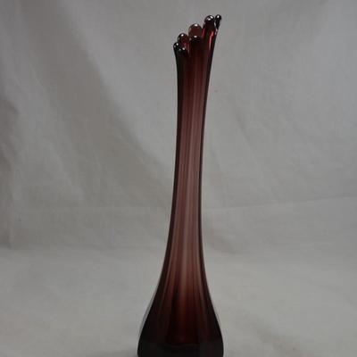 MCM Amethyst Slung Glass Vase