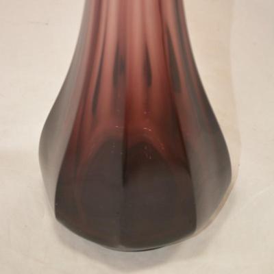 MCM Amethyst Slung Glass Vase