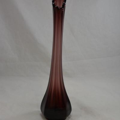 MCM Amethyst Slung Glass Vase