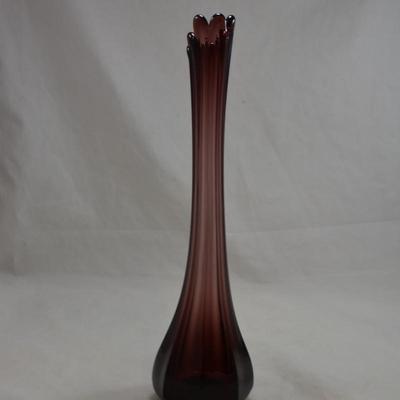 MCM Amethyst Slung Glass Vase