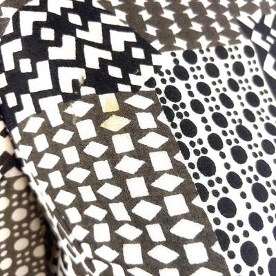 771 Vintage Abstract MCM Shift Dress