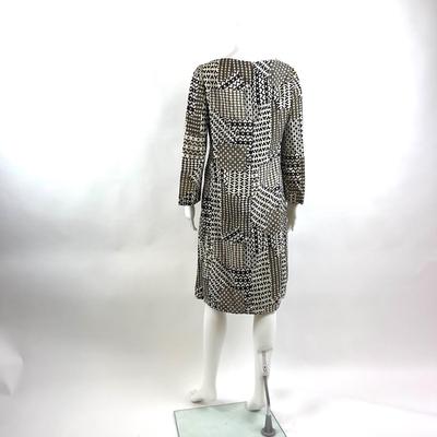 771 Vintage Abstract MCM Shift Dress