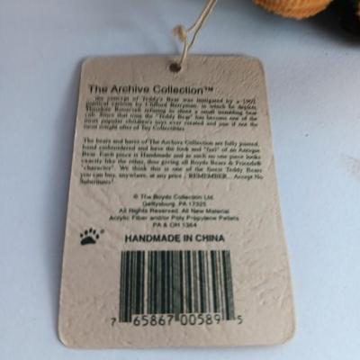 Two Boyds Bear Collectibles FROG and MOUSE plush animals with tags