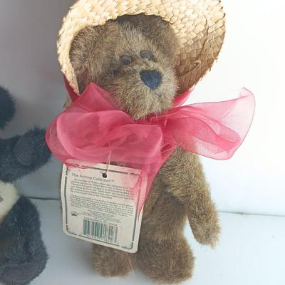 Two Collectible Boyds Bears Panda bear -Yolanda and Fancy teddy Ginnie Higgenthrope
