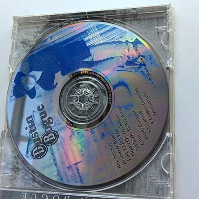 Variety of music on CD with wooden CD organizer and two travel multi - cd case organizers ONE SIGNED!