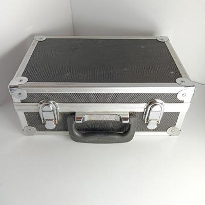 Great music on cassette tape - some classics!  with sturdy black handled case