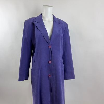 778 Vintage UltraSuede Purple Jacket Coat