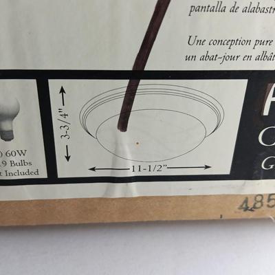 Brand new 11.5" Cobblestone flush mount light fixture